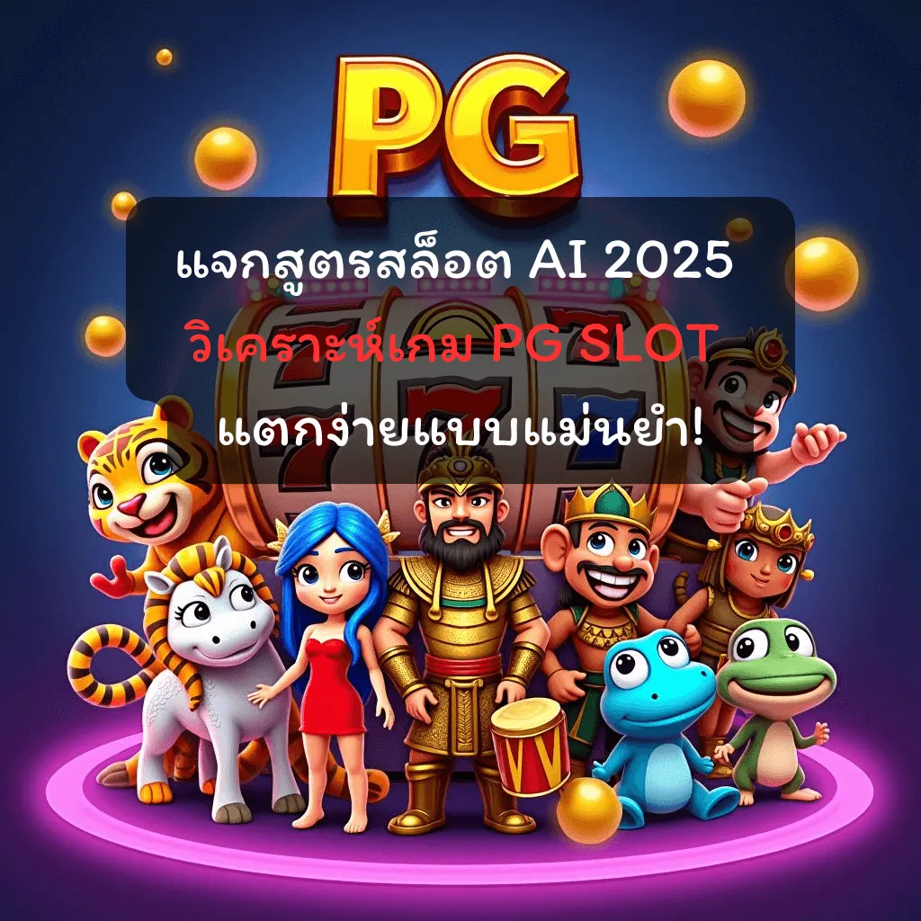 แจกสูตรสล็อต AI 2025 วิเคราะห์เกม PG SLOT แตกง่ายแบบแม่นยำ!